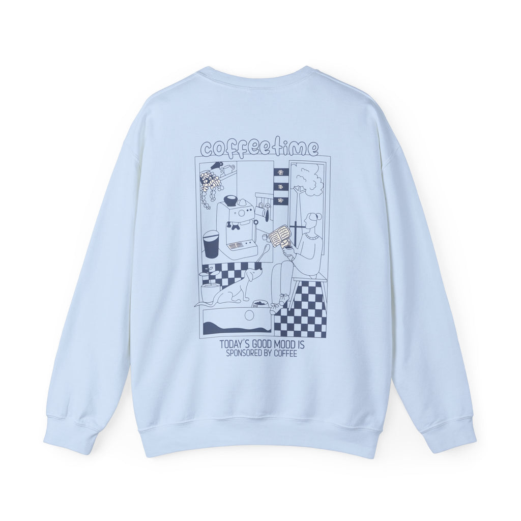 Cafe Vibe Crewneck Sweatshirt