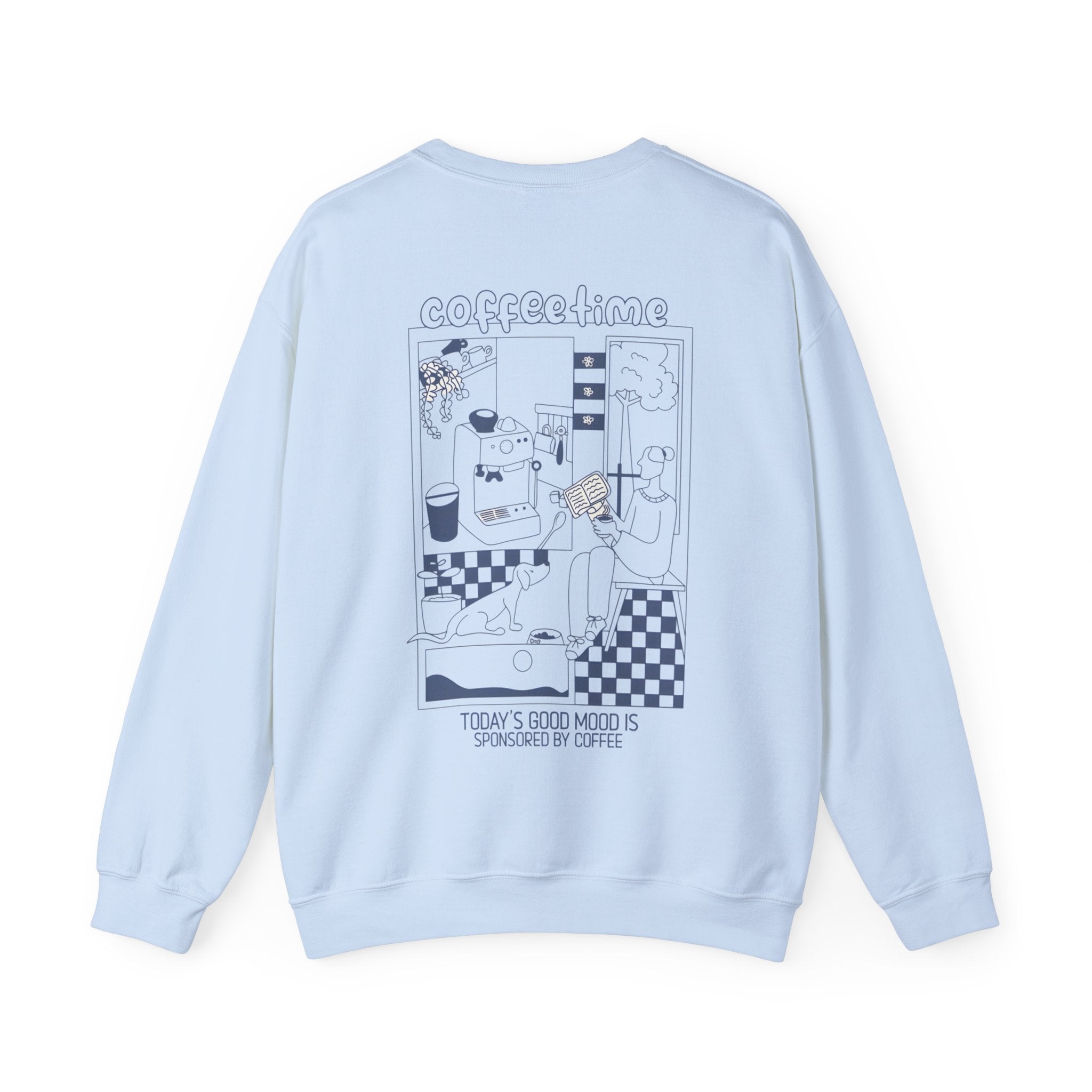 Cafe Vibe Crewneck Sweatshirt