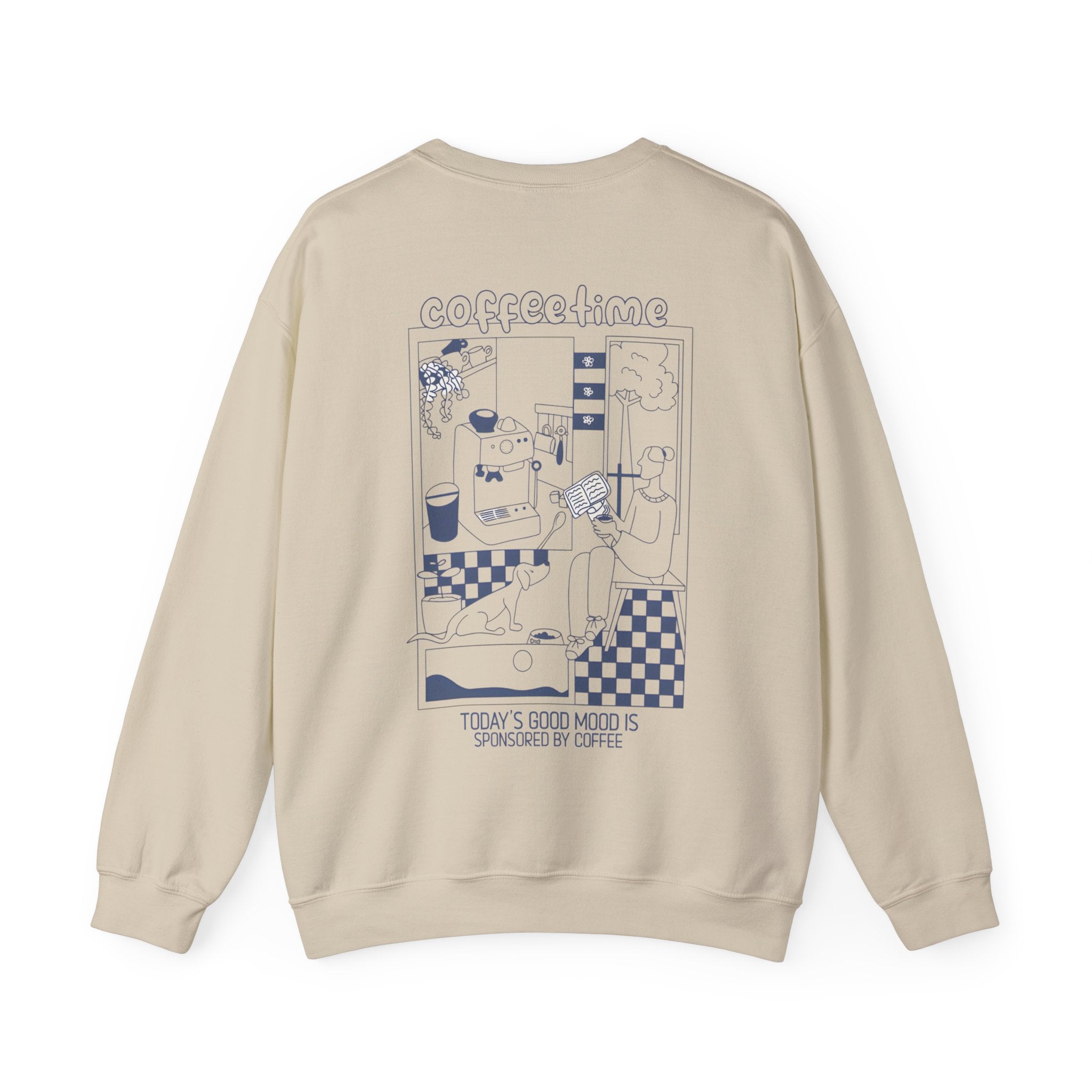 Cafe Vibe Crewneck Sweatshirt