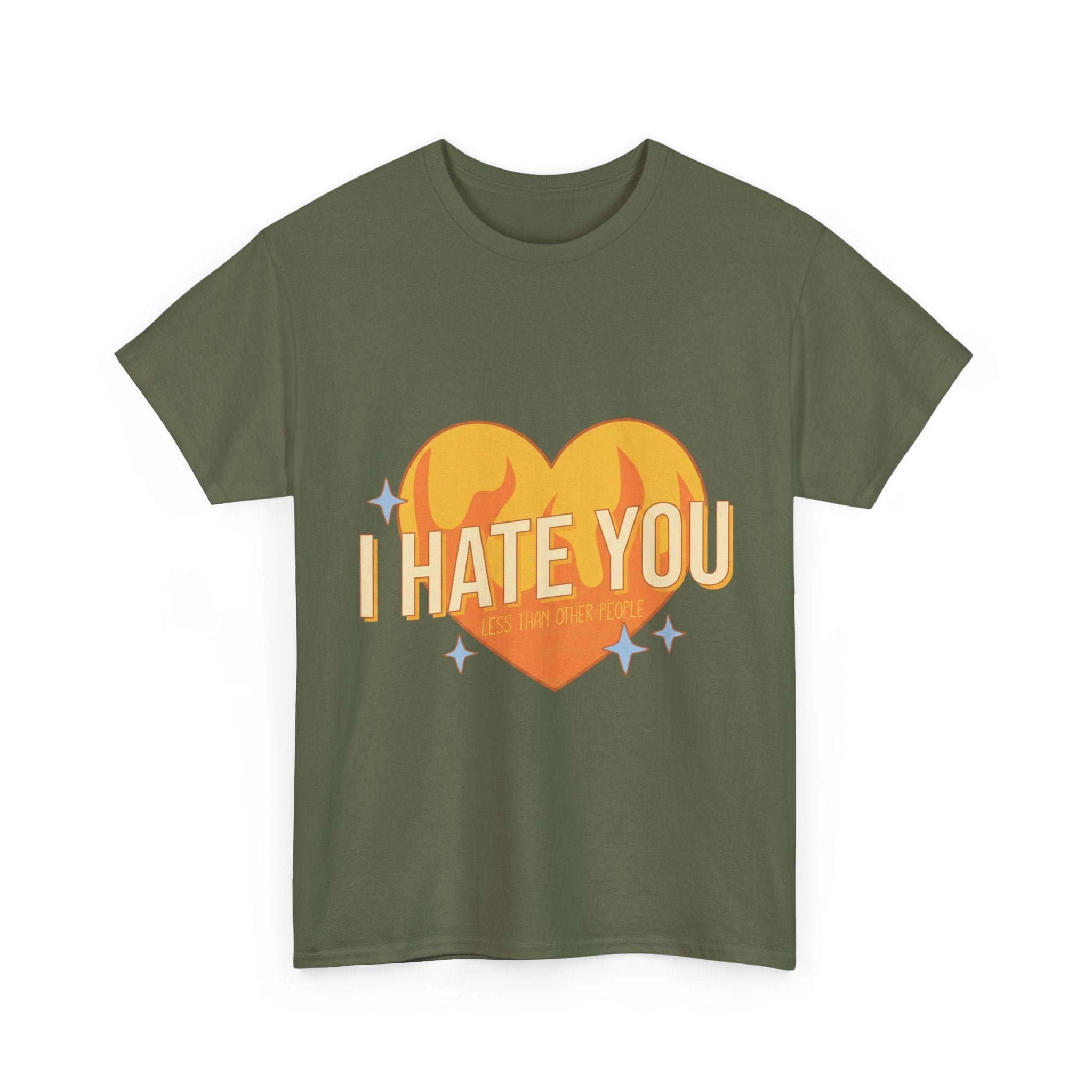 Retro Burning Heart Tee