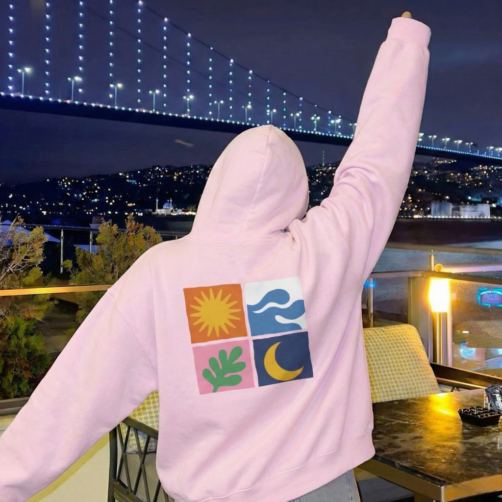 Nature’s Harmony Matisse Style Art Hoodie