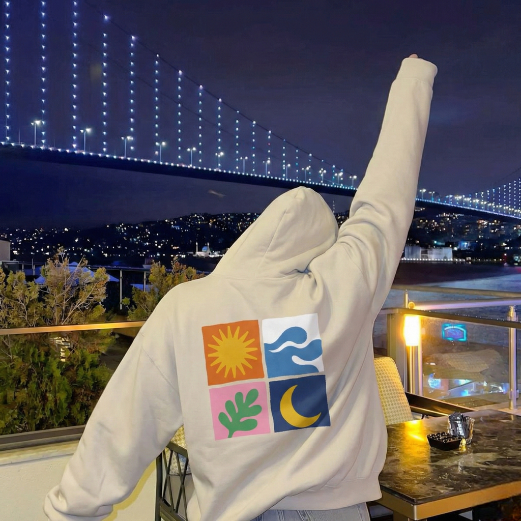 Nature’s Harmony Matisse Style Art Hoodie
