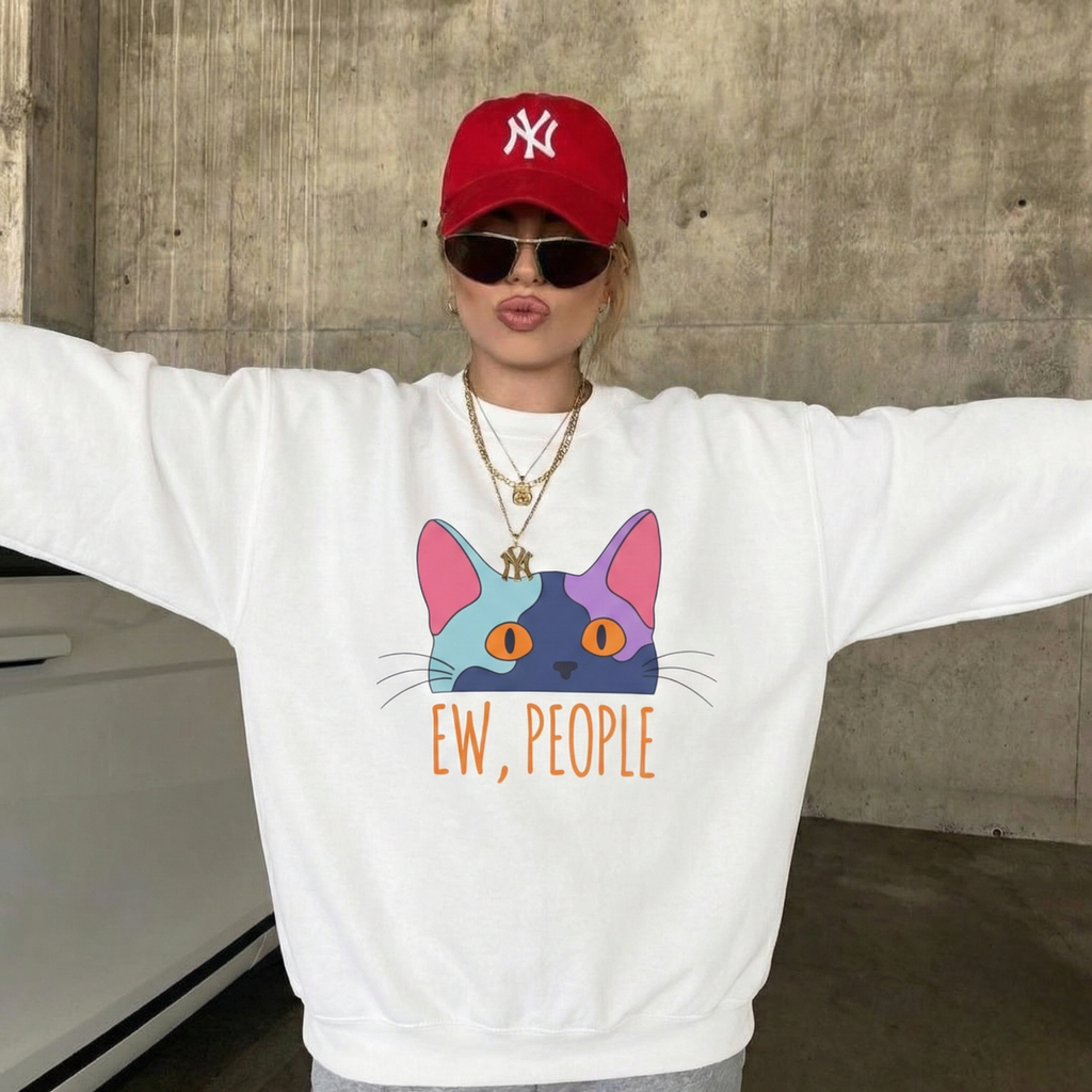 Colorful Kidcore Crewneck Sweatshirt