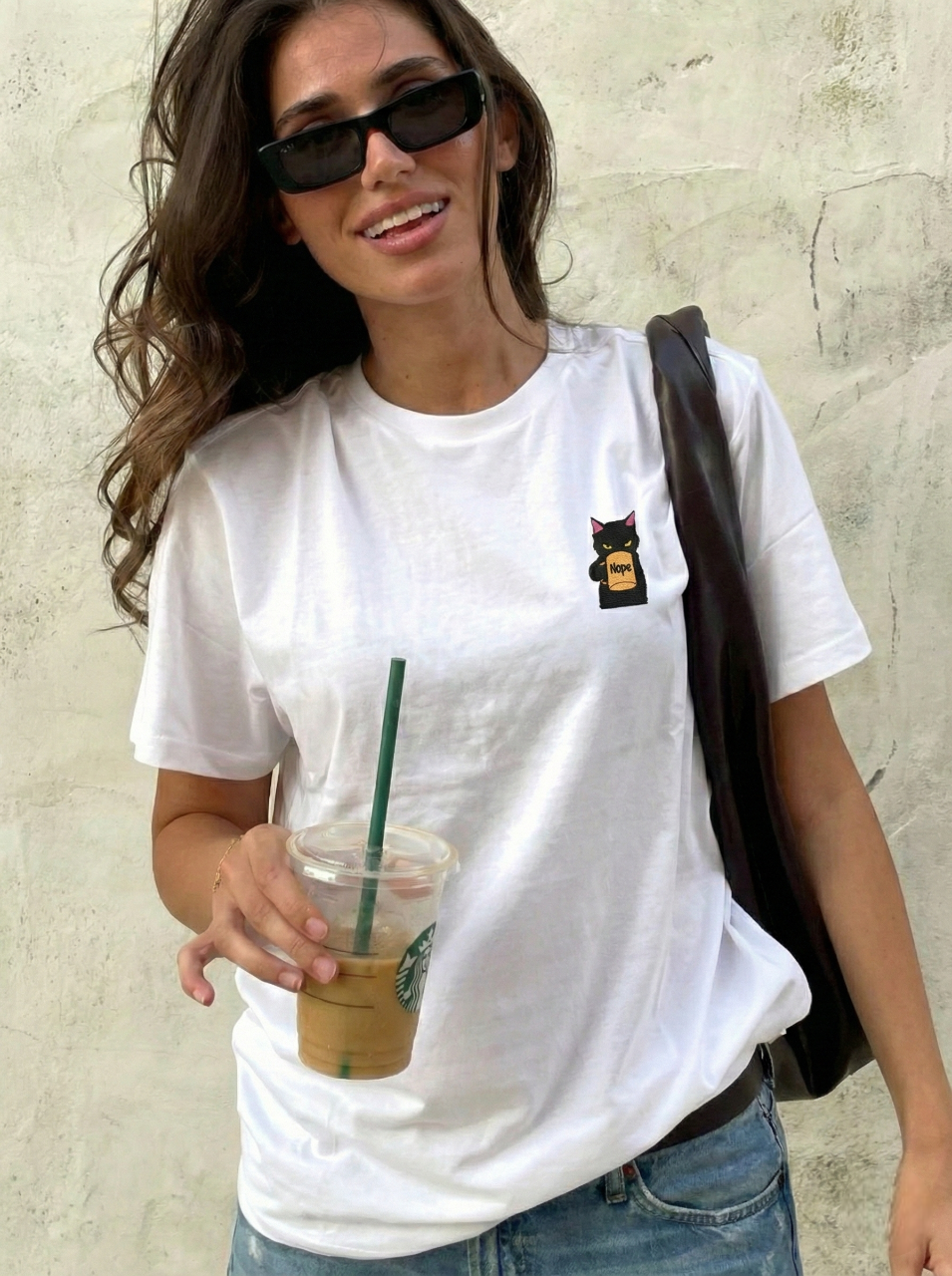 Wholesome Cat Affirmation Tee