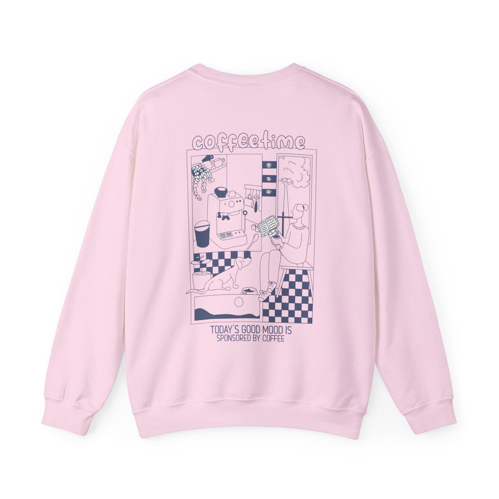 Cafe Vibe Crewneck Sweatshirt