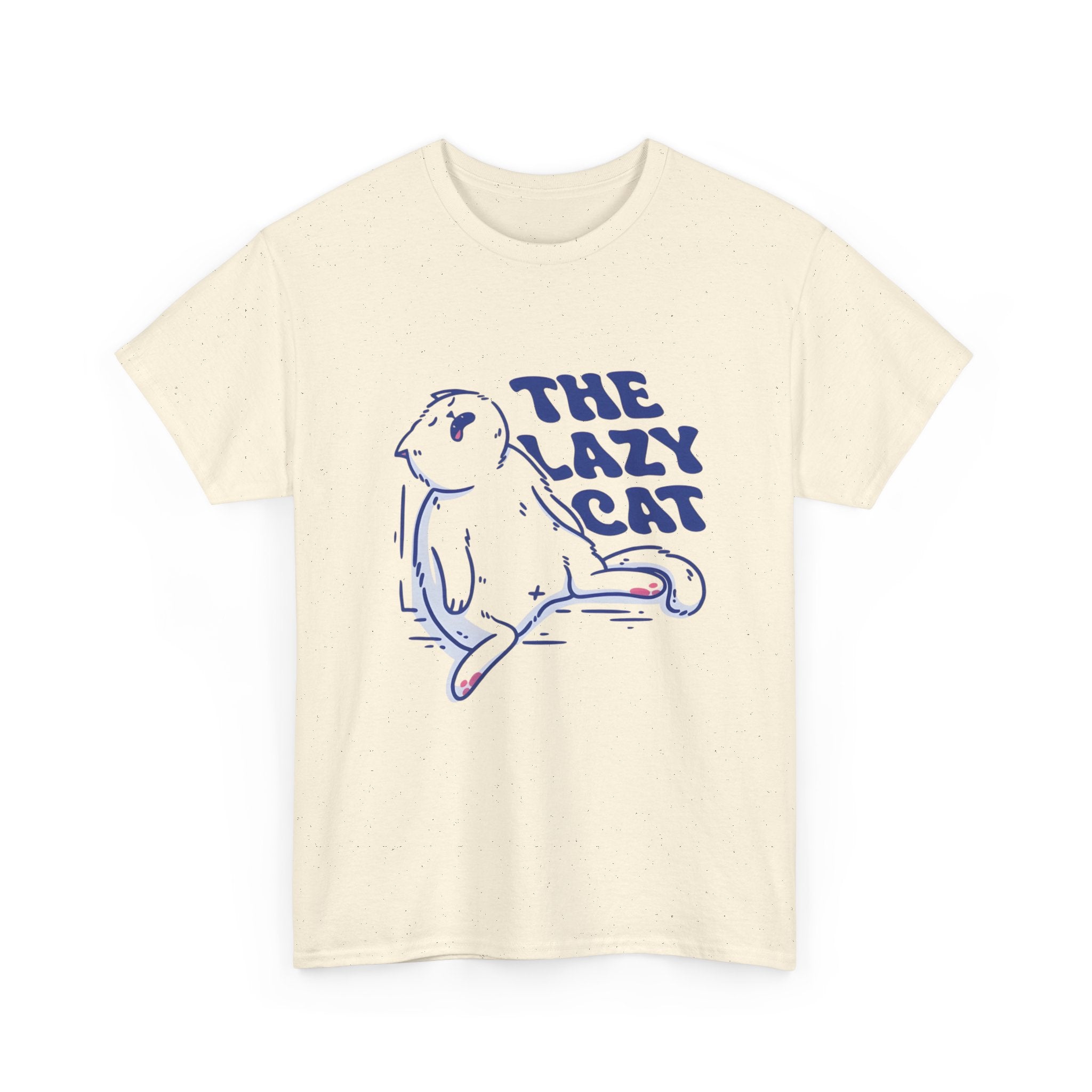 Lazy Cat Cotton Tee