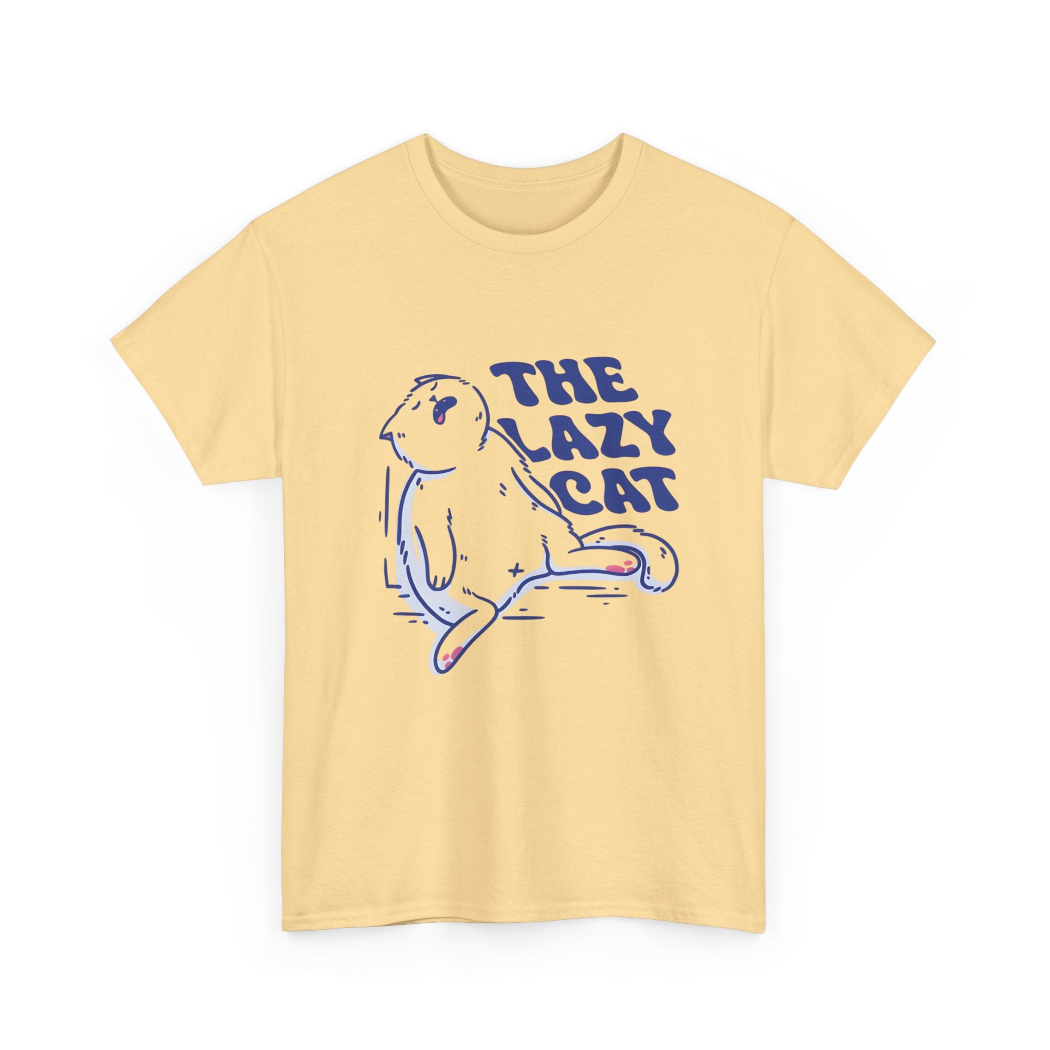Lazy Cat Cotton Tee